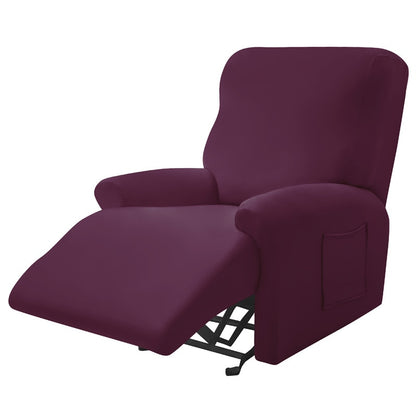 1-Seater Reclining Chair Slipcover - Solid Color