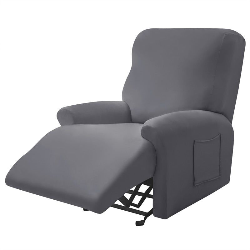 1-Seater Reclining Chair Slipcover - Solid Color