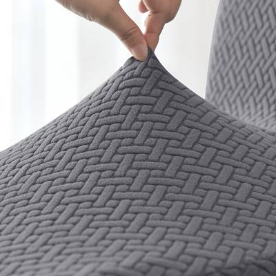 1-Seater Reclining Slipcover - Herringbone Design